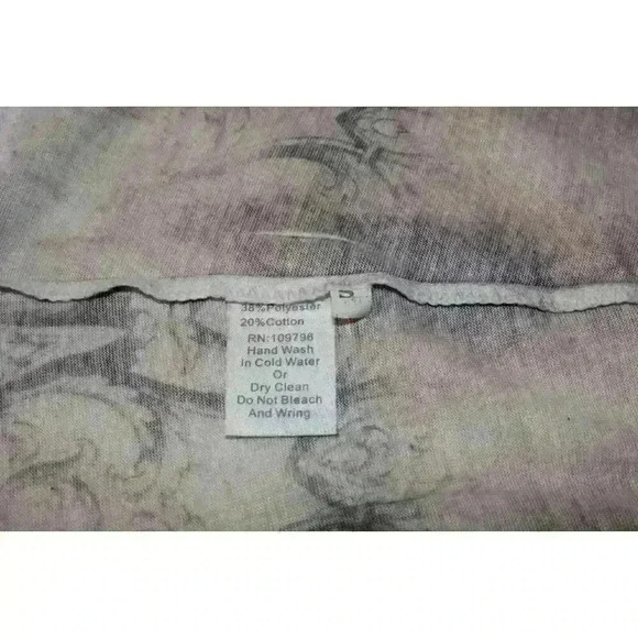 Pretty Angle Embellished Lace Rhinestones Screen Print Women's Tank Top Size S - Picture 8 of 9